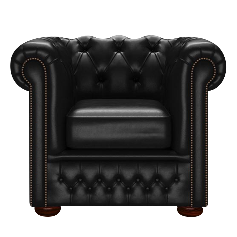 Fleming Chesterfield Armchair Old English Black