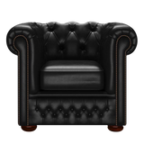 Fleming Chesterfield Armchair Old English Black