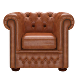 Fleming Chesterfield Armchair Old English Bruciato