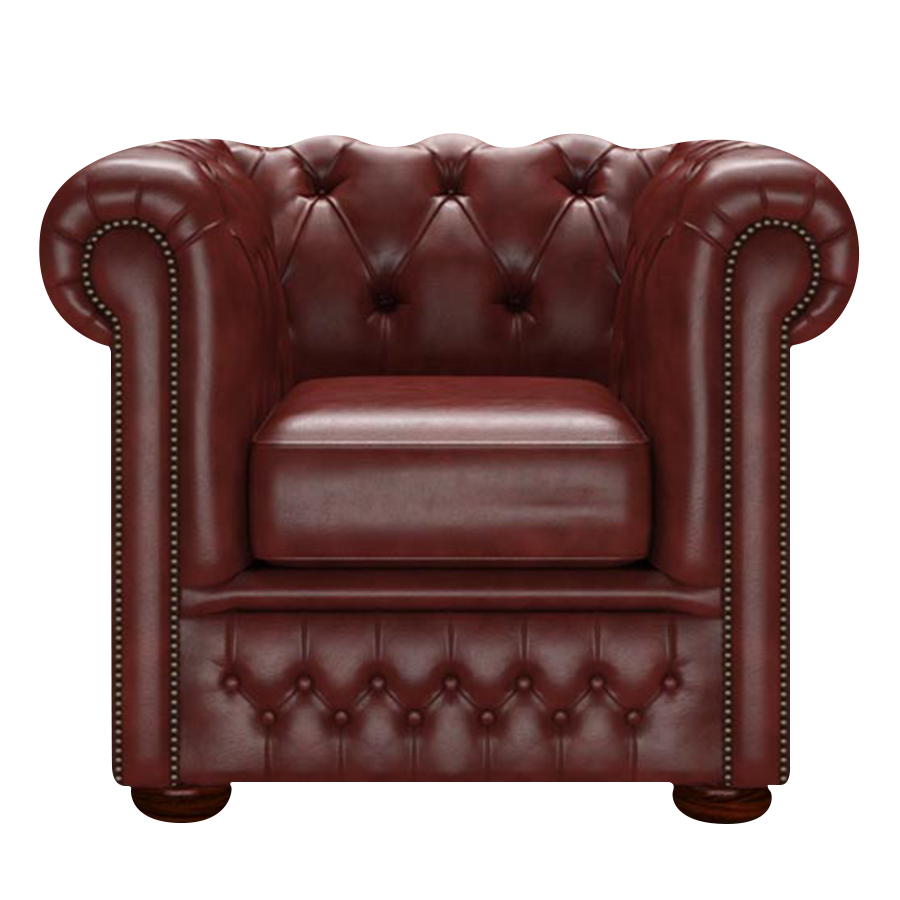 Fleming Chesterfield Armchair Old English Chestnut