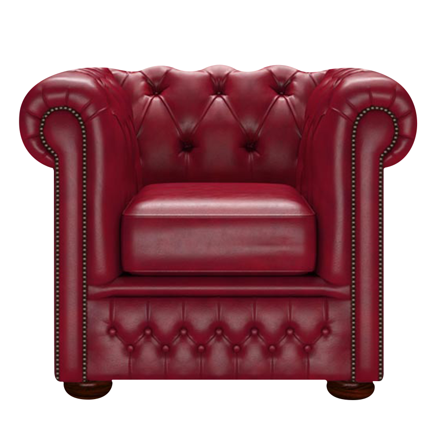 Fleming Chesterfield Armchair Old English Gamay