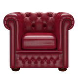 Fleming Chesterfield Armchair Old English Gamay