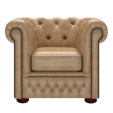 Fleming Chesterfield Armchair Old English Parchment