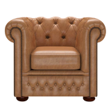 Fleming Chesterfield Armchair Old English Tan