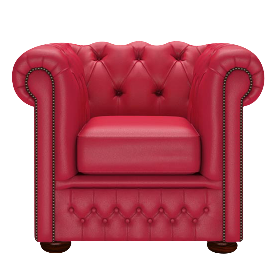 Fleming Chesterfield Armchair Shelly Flame Red