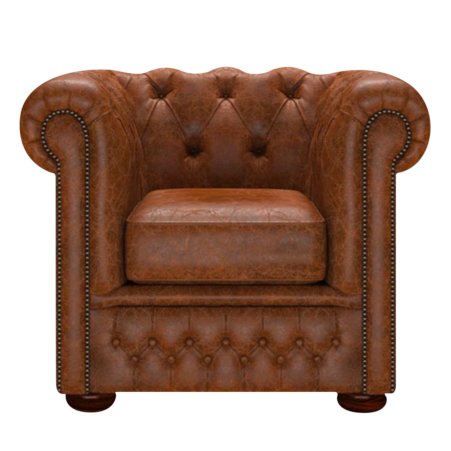 Fleming Chesterfield Armchair Tudor Chestnut
