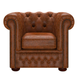 Fleming Chesterfield Armchair Tudor Chestnut