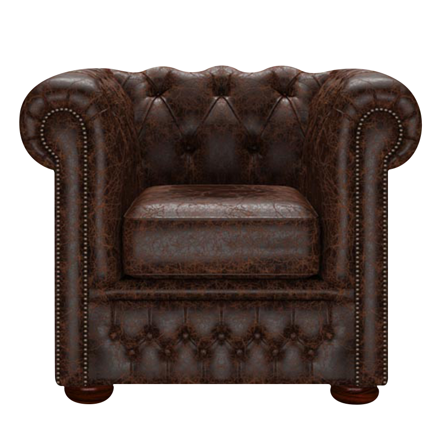 Fleming Chesterfield Armchair Tudor Mahogany