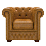 Fleming Chesterfield Armchair Tudor Mustard