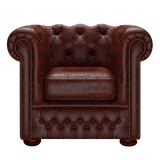 Fleming Chesterfield Armchair Tudor Oxblood