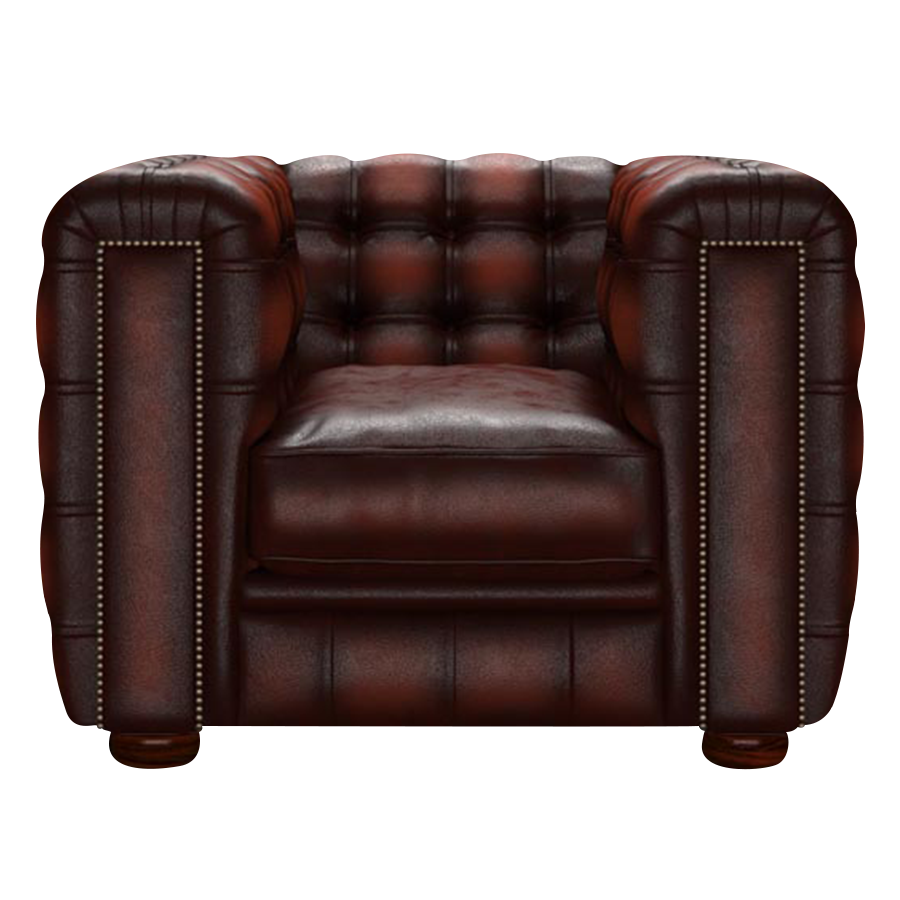 Kingsley Chesterfield Armchair Antique Chestnut