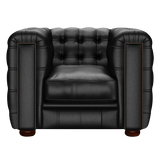 Kingsley Chesterfield Armchair Birch Black
