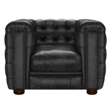 Kingsley Chesterfield Armchair Etna Black