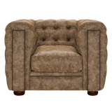 Kingsley Chesterfield Armchair Etna Camel