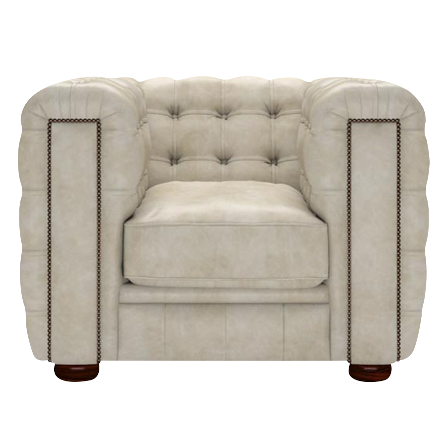 Kingsley Chesterfield Armchair Etna Cream