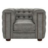 Kingsley Chesterfield Armchair Etna Grey