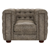 Kingsley Chesterfield Armchair Etna Taupe