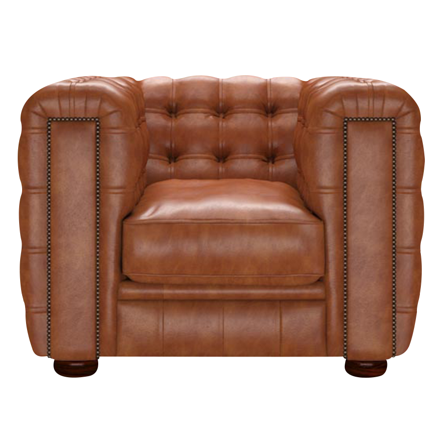 Kingsley Chesterfield Armchair Old English Bruciato