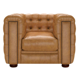 Kingsley Chesterfield Armchair Old English Buckskin
