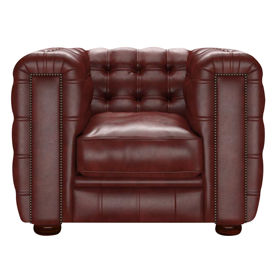 Kingsley Chesterfield Armchair Old English Chestnut