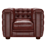Kingsley Chesterfield Armchair Old English Chestnut