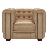 Kingsley Chesterfield Armchair Old English Parchment