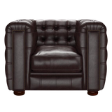 Kingsley Chesterfield Armchair Old English Smoke