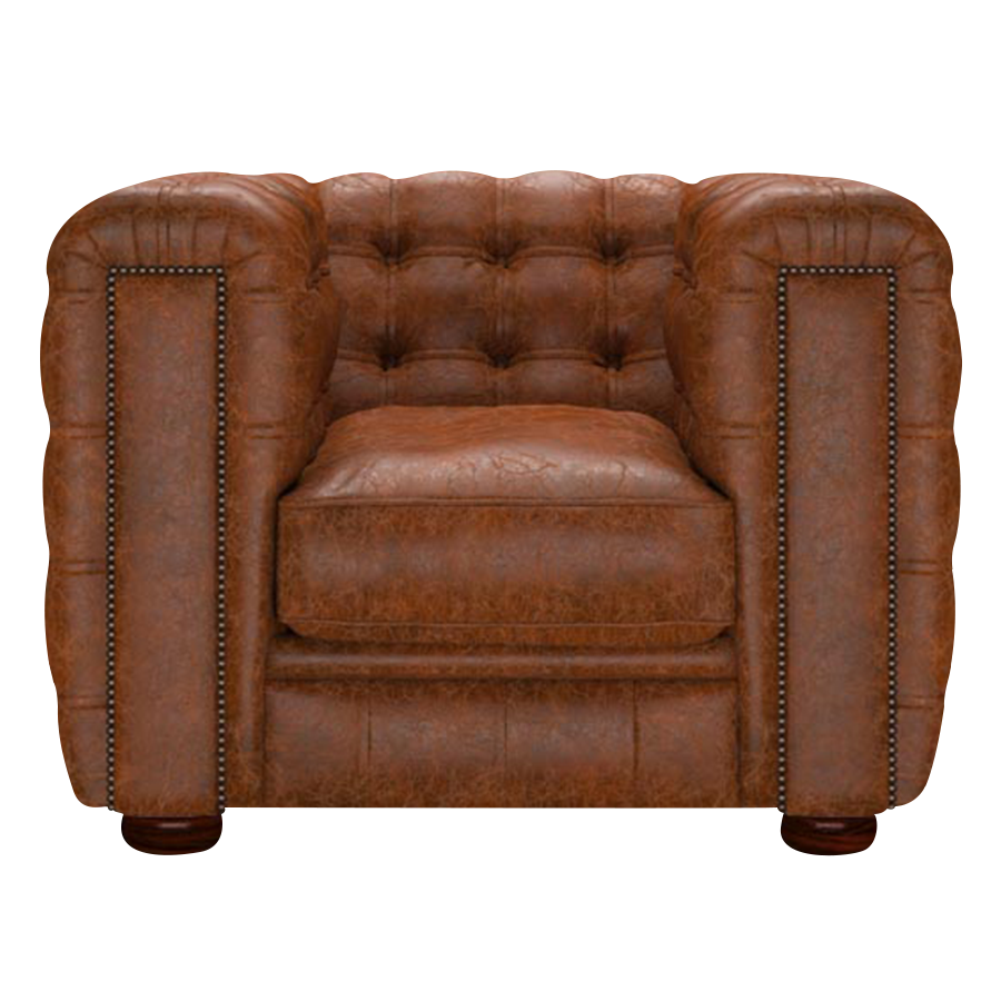 Kingsley Chesterfield Armchair Tudor Chestnut