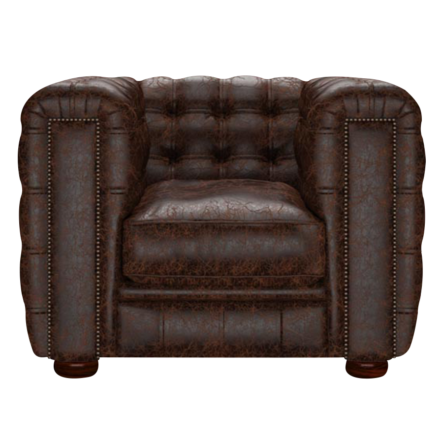 Kingsley Chesterfield Armchair Tudor Mahogany