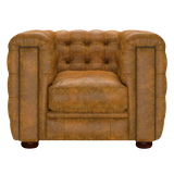 Kingsley Chesterfield Armchair Tudor Mustard