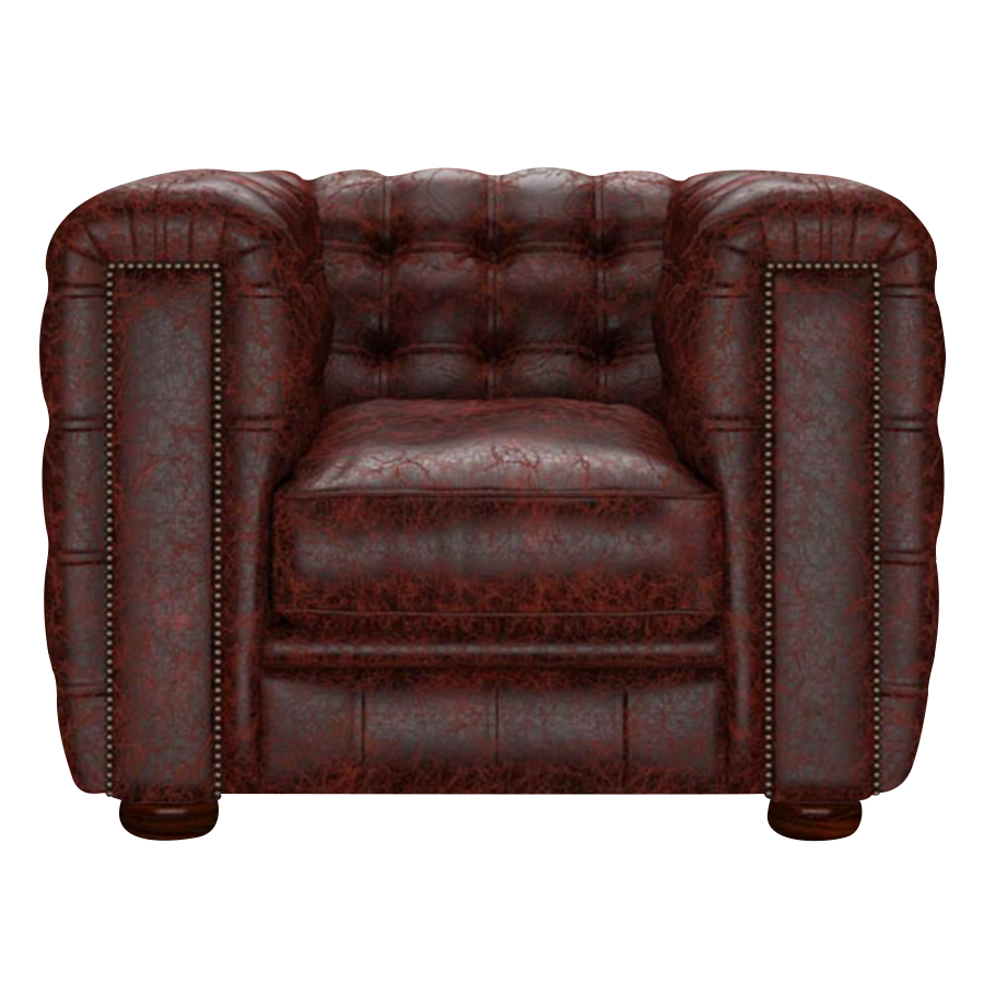 Kingsley Chesterfield Armchair Tudor Oxblood