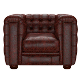 Kingsley Chesterfield Armchair Tudor Oxblood