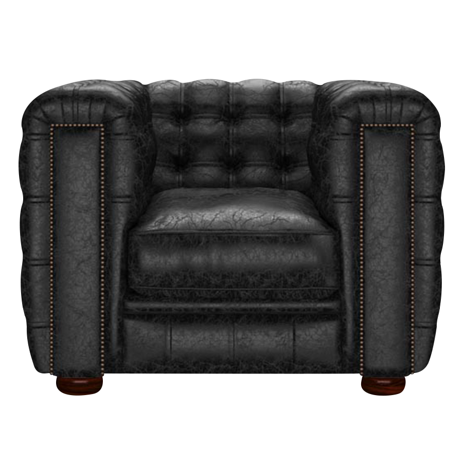 Kingsley Chesterfield Armchair – Tudor Spice
