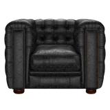 Kingsley Chesterfield Armchair – Tudor Spice