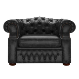 Lawrence Chesterfield Sessel Etna Black