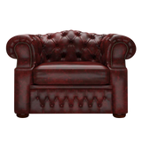 Lawrence Chesterfield Sessel Etna Red