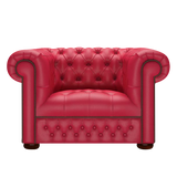 Linwood Chesterfield Fauteuil Shelly Flame Red