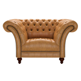 Montgomery Chesterfield Fauteuil Old English Buckskin