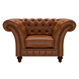 Wordsworth Chesterfield Fåtölj Tudor Chestnut