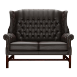 Darwin 2-Seater Chesterfield Sofa Birch Brown