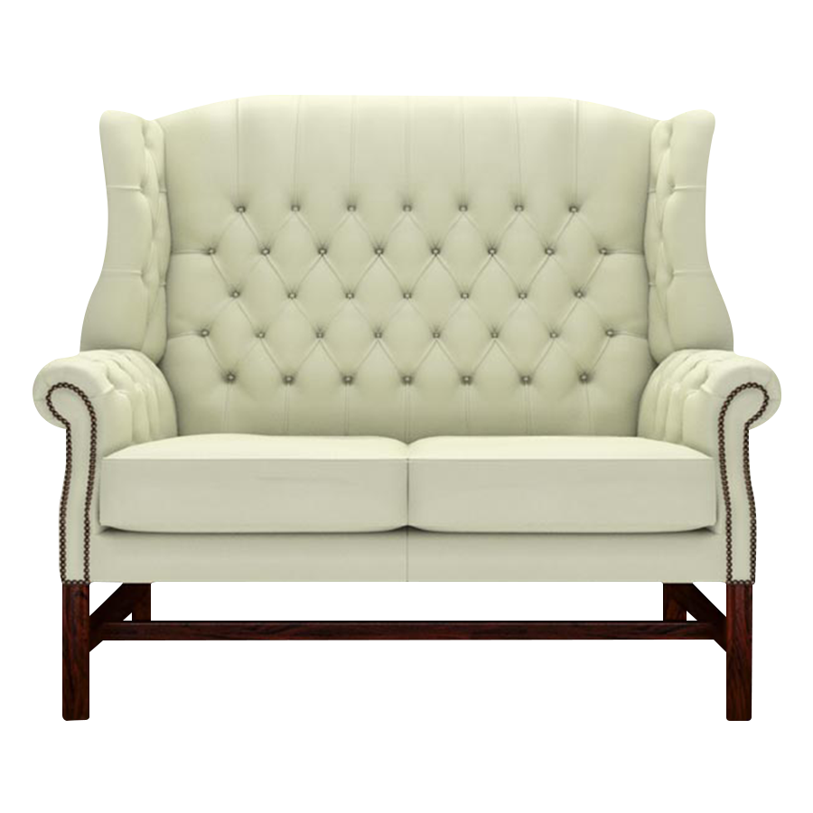 Darwin 2-Seater Chesterfield Sofa Birch Cream