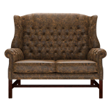 Darwin 2-Seater Chesterfield Sofa Etna Brandy