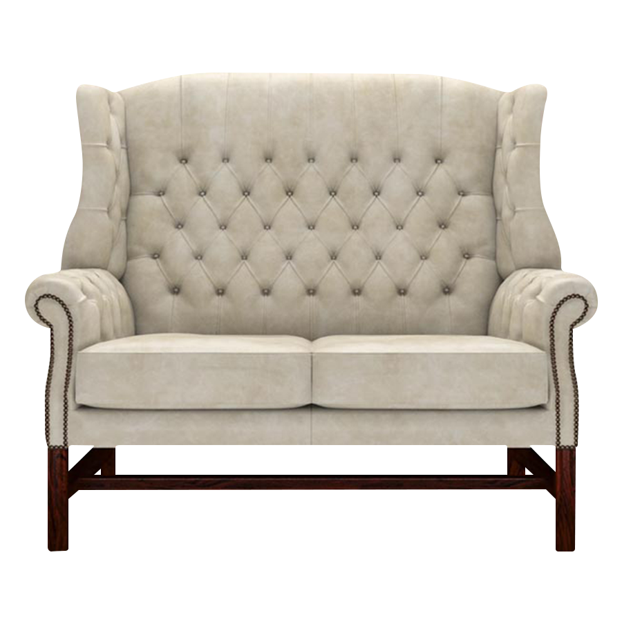 Darwin 2-Seater Chesterfield Sofa Etna Cream
