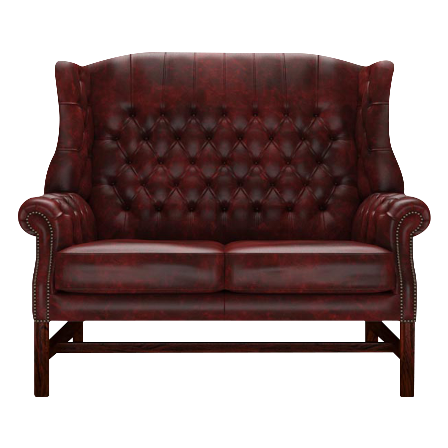 Darwin 2-Seater Chesterfield Sofa Etna Red