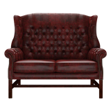 Darwin 2-Seater Chesterfield Sofa Etna Red