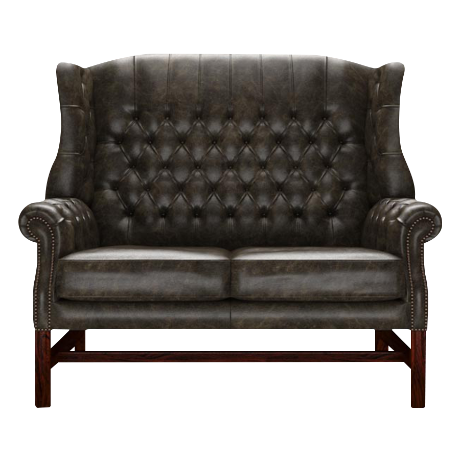 Darwin 2-Seater Chesterfield Sofa Old English Alga