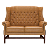 Darwin 2-Seater Chesterfield Sofa Old English Buckskin