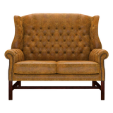 Darwin 2-Seater Chesterfield Sofa Tudor Mustard