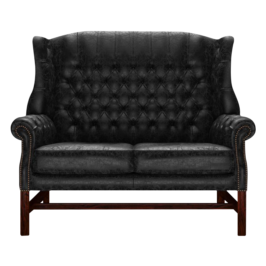 Darwin 2-Seater Chesterfield Sofa – Tudor Spice