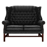 Darwin 2-Seater Chesterfield Sofa – Tudor Spice
